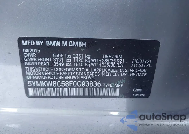 5YMKW8C58F0G93836: 39013409