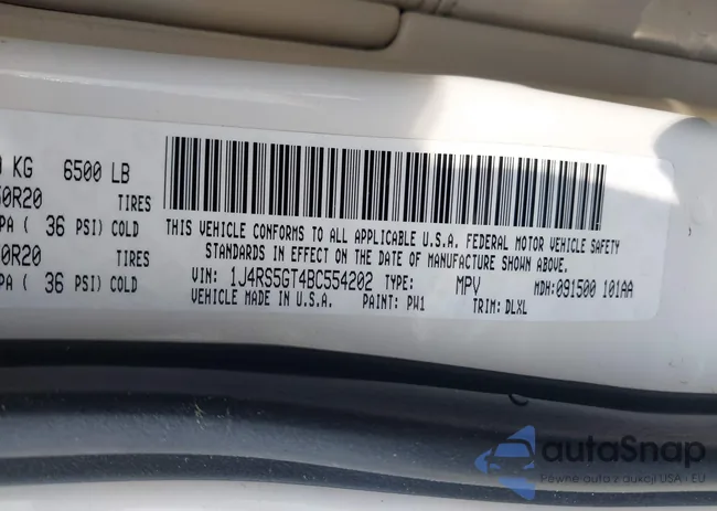 1J4RS5GT4BC554202: 39014499