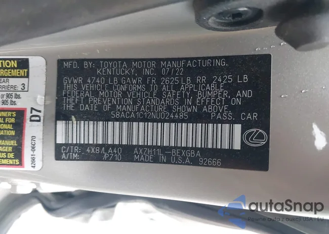 58ACA1C12NU024485: 39029669