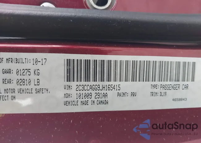 2C3CCAGG9JH165415: 39037694