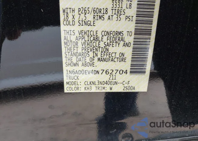 1N6AD0EV4DN762704: 39047168