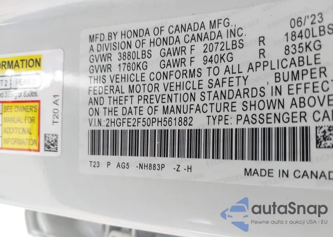 2HGFE2F50PH561882: 39048152