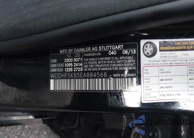 WDDHF5KB5EA884568: 39050662