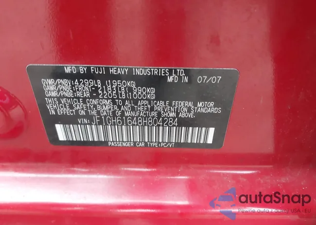 JF1GH61648H804284: 39054737