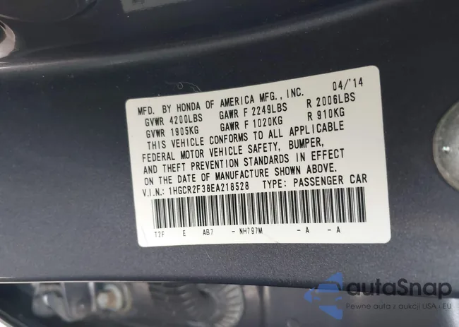 1HGCR2F38EA218528: 39060869