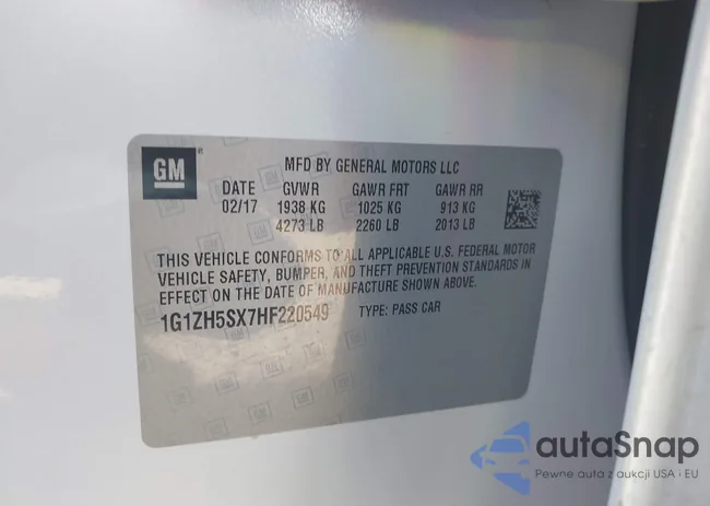 1G1ZH5SX7HF220549: 39064103