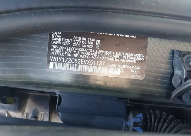 WBY1Z2C52EVX51137: 39071863