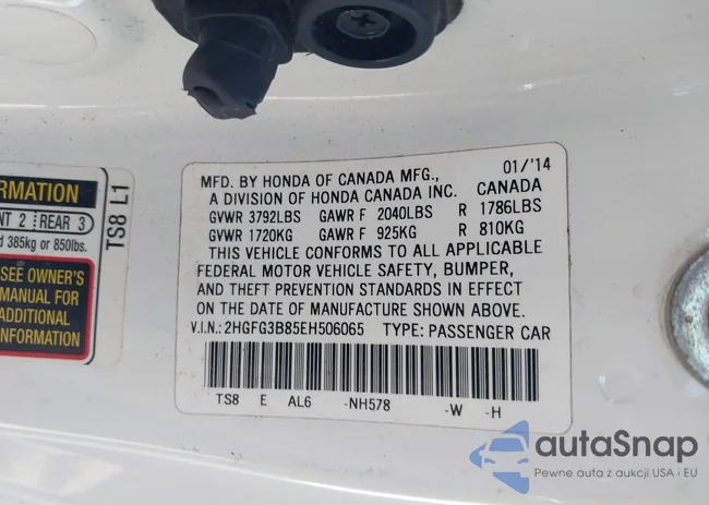 2HGFG3B85EH506065: 39074762