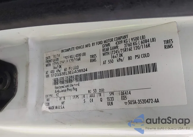 1FDSS3EL3EDA38924: 39087955