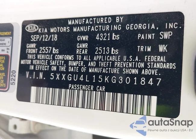 5XXGU4L15KG301847: 39095562