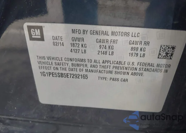 1G1PE5SB5E7292165: 39097053