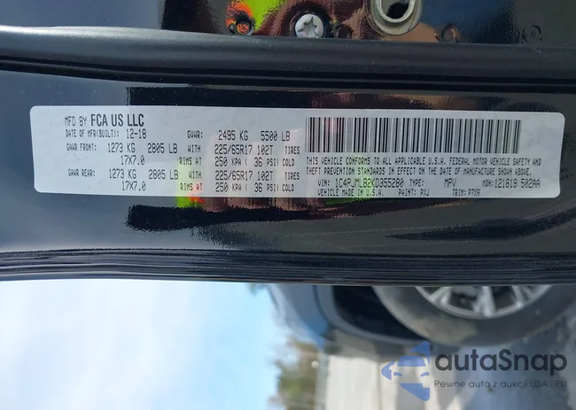 1C4PJMLB2KD355280: 39113480