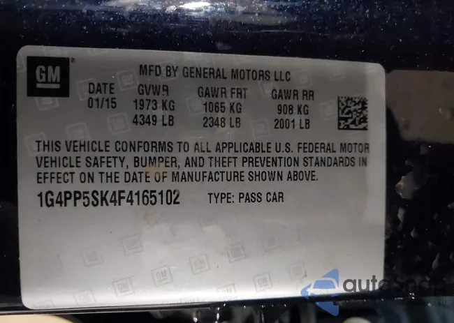 1G4PP5SK4F4165102: 39128605