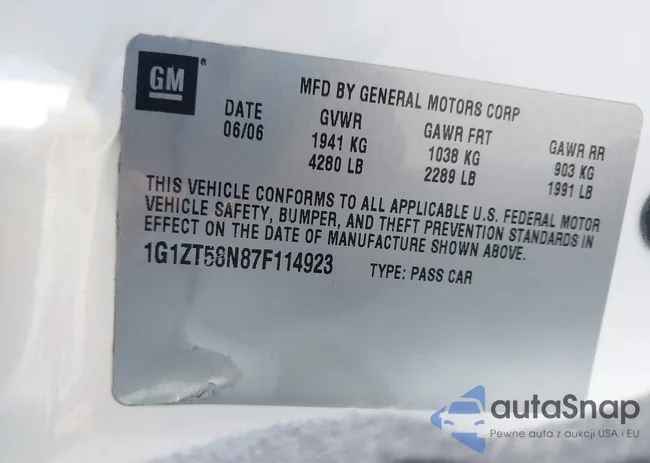 1G1ZT58N87F114923: 39132833