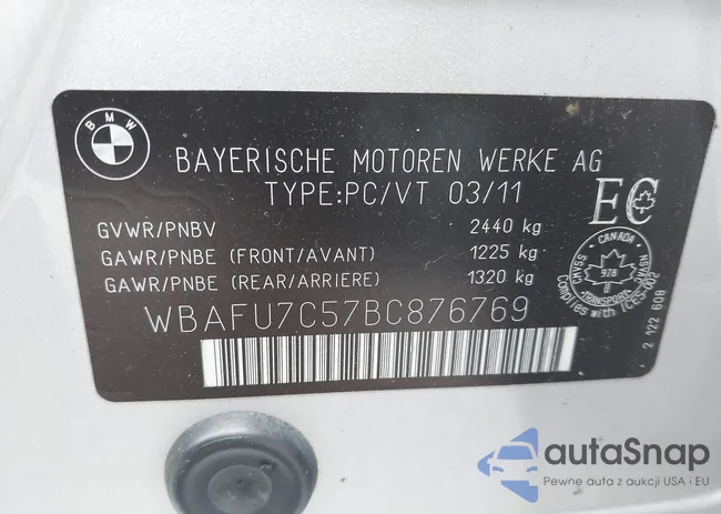 WBAFU7C57BC876769: 39136294