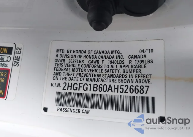2HGFG1B60AH526687: 39147038