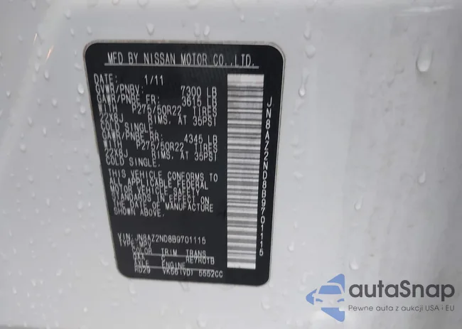 JN8AZ2ND8B9701115: 39148973