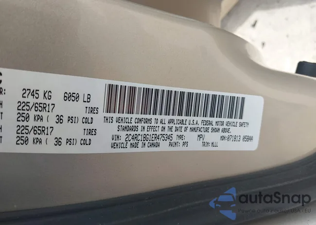 2C4RC1BG1ER475345: 39156630