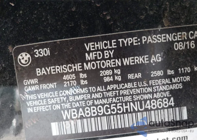 WBA8B9G55HNU48684: 39172093