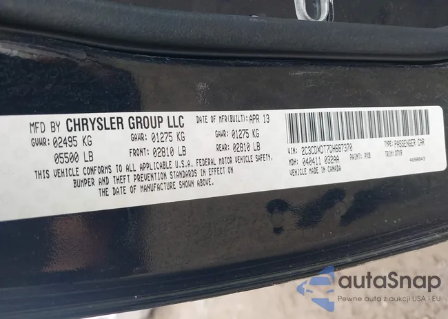 2C3CDXDT7DH687370: 39173722