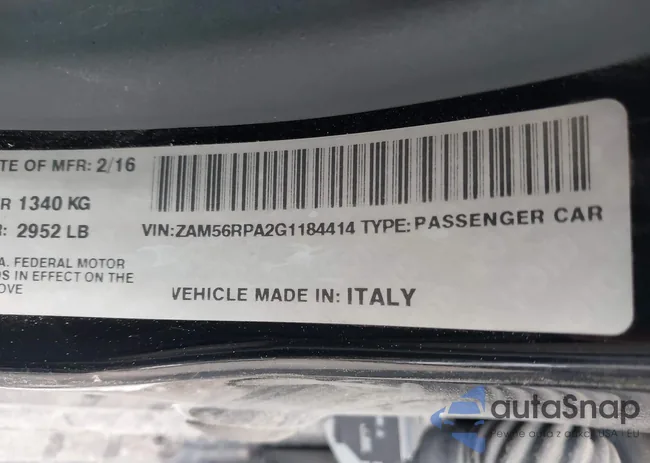 ZAM56RPA2G1184414: 39174711