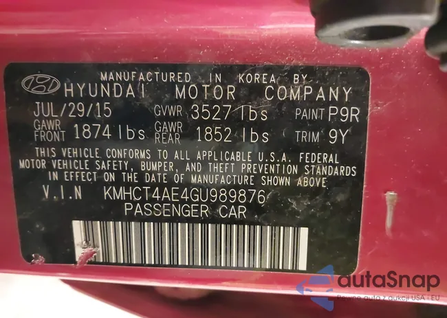 KMHCT4AE4GU989876: 39179071