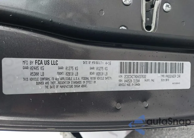 2C3CDXCT0GH237632: 39186732