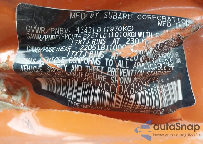 JF2GTACC0K8299433: 39189415