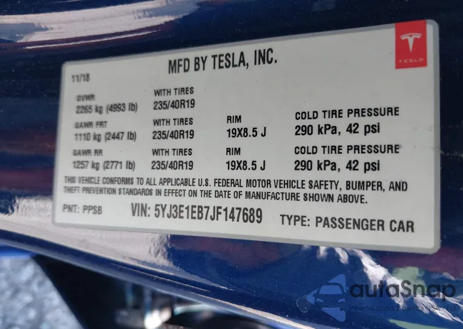 5YJ3E1EB7JF147689: 39192607