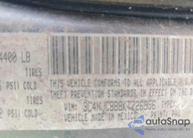 3C4NJCBB8KT726956: 39195540