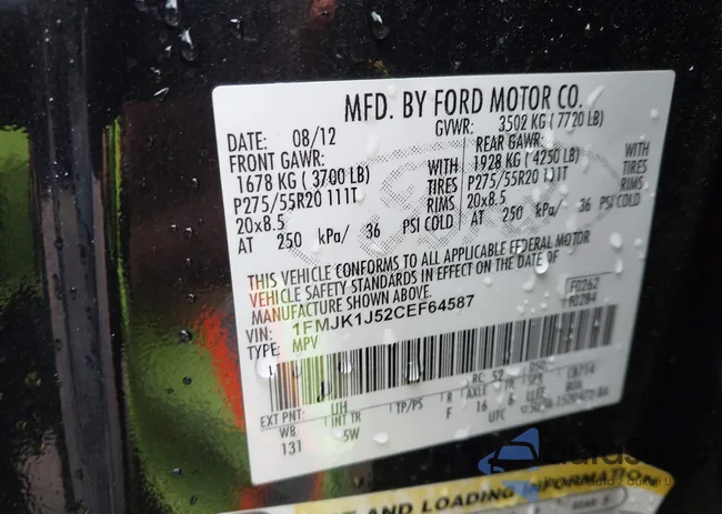 1FMJK1J52CEF64587: 39199260