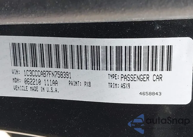 1C3CCCAB7FN758391: 39199780