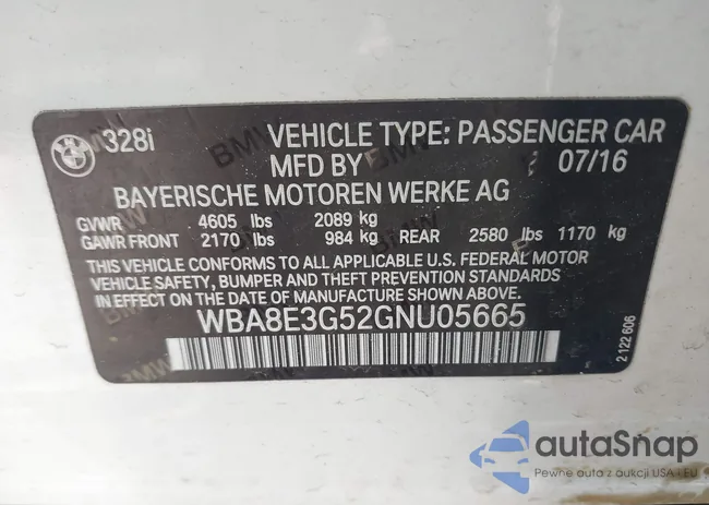 WBA8E3G52GNU05665: 39202393