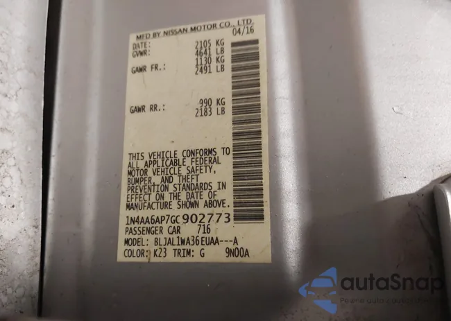 1N4AA6AP7GC902773: 39220445