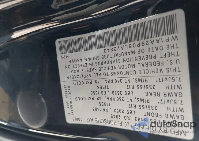 WP1AA29P06LA22843: 39230347