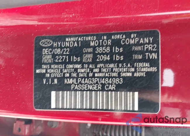 KMHLP4AG3PU484983: 39231757