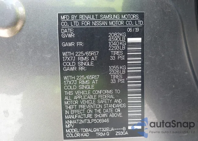 KNMAT2MT3LP506946: 39238724