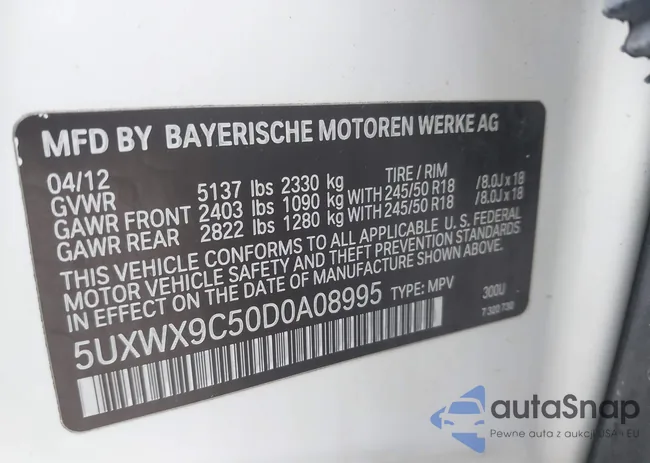 5UXWX9C50D0A08995: 39242057