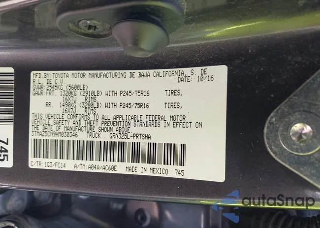 3TMAZ5CN9HM030346: 39253833