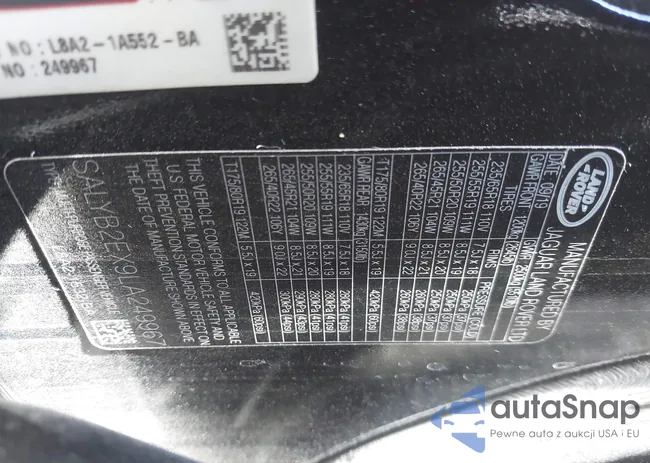 SALYB2EX9LA249967: 39256423