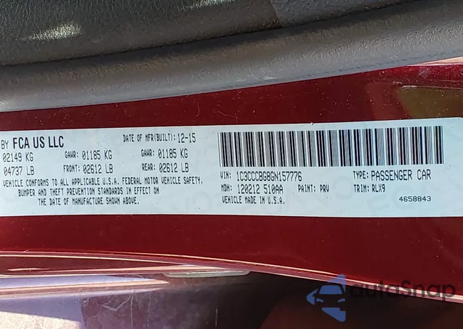 1C3CCCBG8GN157776: 39255682