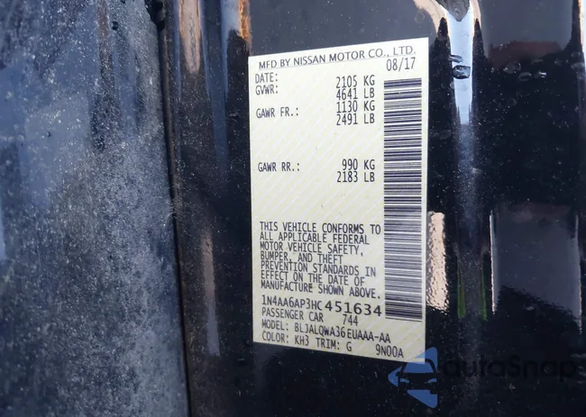 1N4AA6AP3HC451634: 39268056