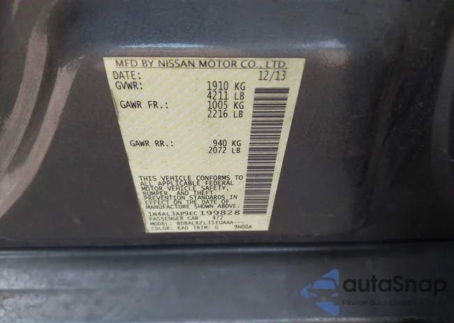 1N4AL3AP9EC199828: 39268383