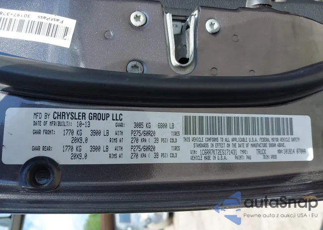 1C6RR7KT2ES171431: 39267425