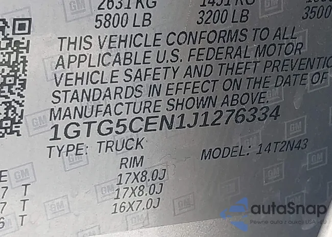 1GTG5CEN1J1276334: 39281916