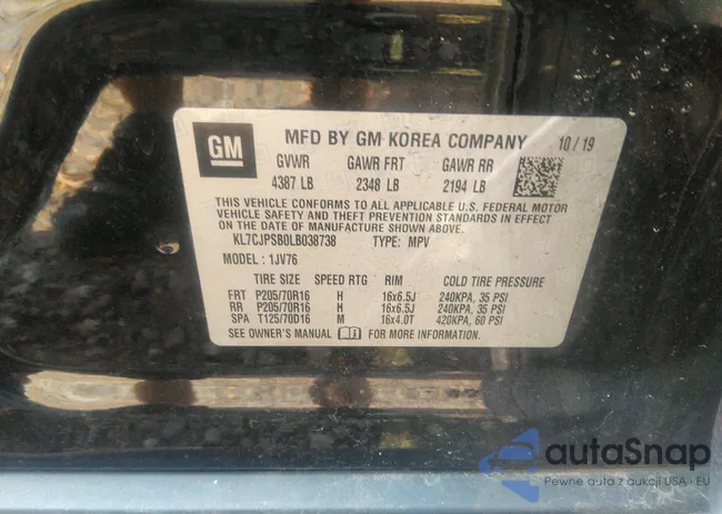 KL7CJPSB0LB038738: 39293246