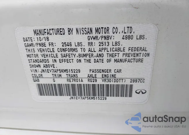 JN1EV7AP5KM515229: 39292553