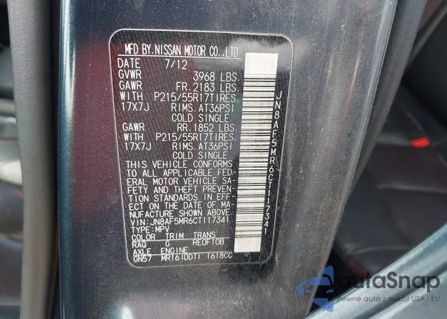 JN8AF5MR6CT117341: 39293564