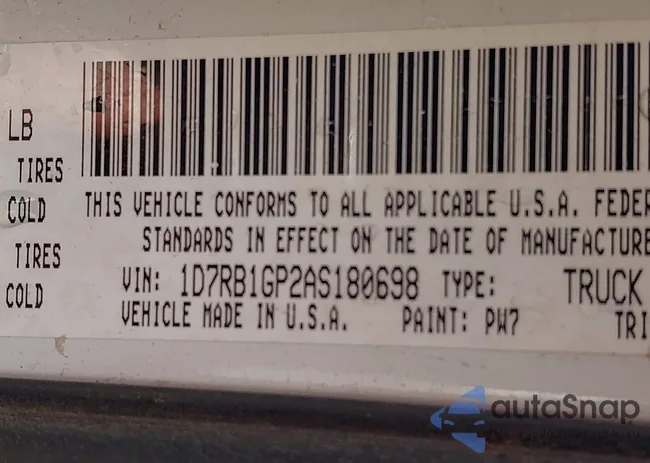 1D7RB1GP2AS180698: 39297078