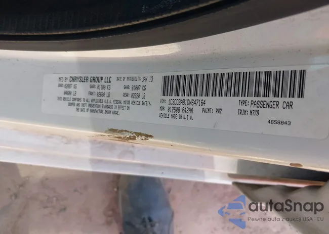 1C3CCBAB1DN647164: 39310445